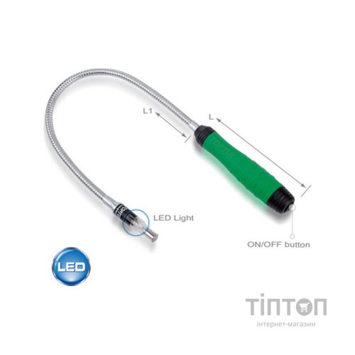 Магнітний захват Toptul гнучкий 640мм 1,5кг з підсвічуванням (JJAD1625)