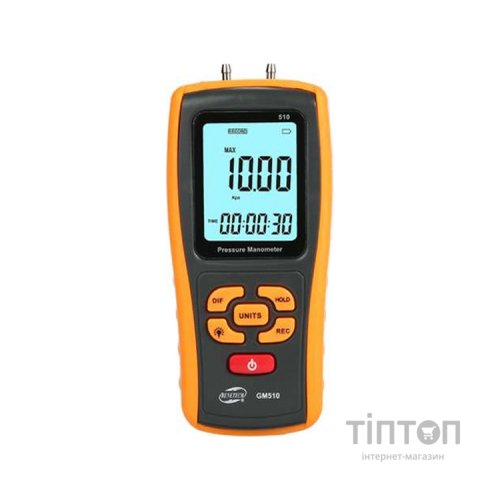 Манометр Benetech мікро, диференційного тиску USB (GM510)