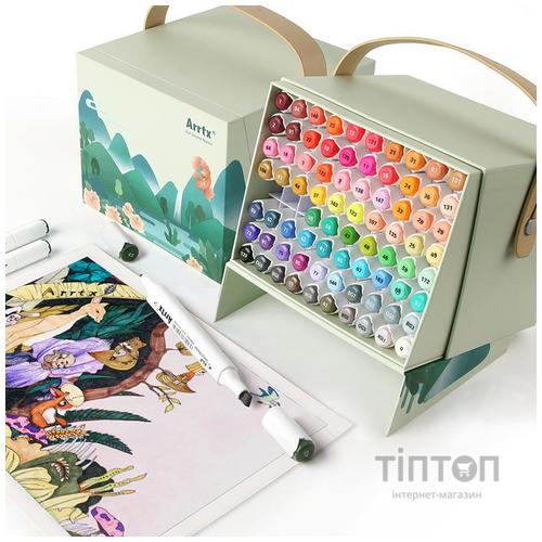 Художній маркер Arrtx Спиртові Alp ASM-0280A 80 кольорів (LC302192)