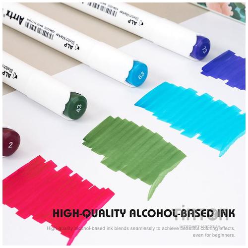 Художній маркер Arrtx Спиртові Alp ASM-0280A 80 кольорів (LC302192)