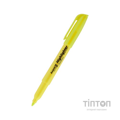 Маркер Axent Highlighter 2-4 мм клиноподібний жовтий (D2503-08)