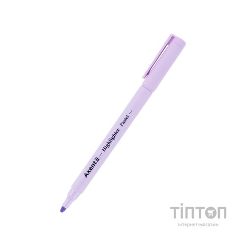 Маркер Axent Highlighter Pastel 2-4 мм клиноподібний лавандовий (2533-36-A)