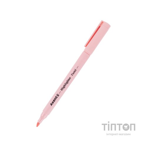 Маркер Axent Highlighter Pastel 2-4 мм клиноподібний рожевий (2533-10-A)