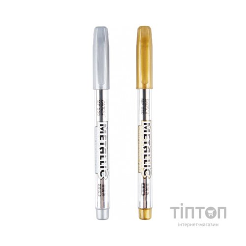 Маркер Baoke 1,5 мм срібний Металік (MARK-PER-BAO-MP550S)