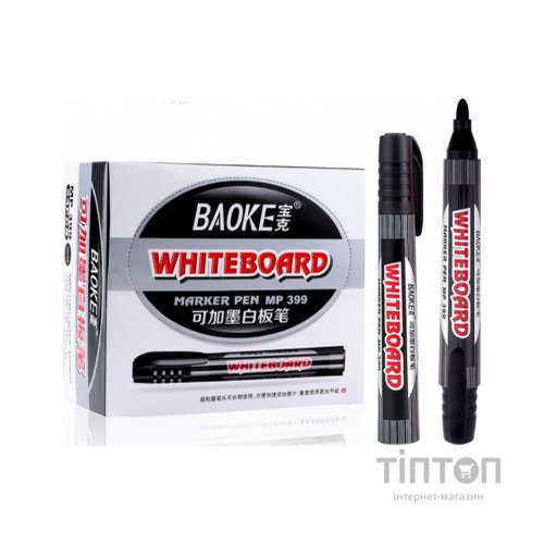 Маркер Baoke для сухостираємих дощок, 2.5 мм чорний (MARK-BOA-BAOMP399AB)