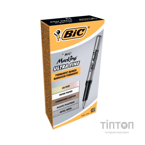 Маркер Bic для CD.DVD, чорний (bc8290801)