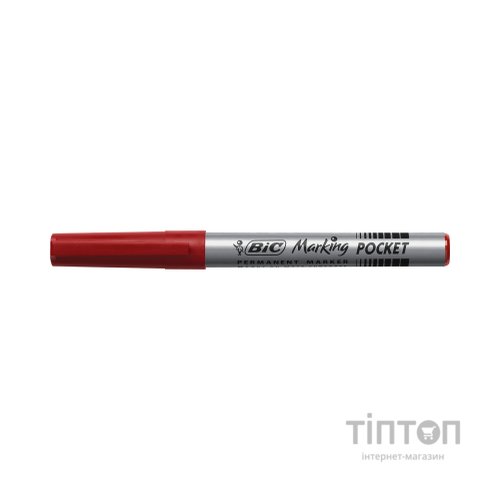 Маркер Bic перманентний Fine, червоний (bc8209002)