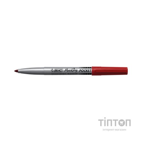 Маркер Bic перманентний Fine, червоний (bc8209002)