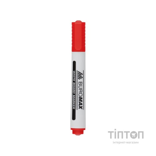 Маркер Buromax для магнітних дошок, червоний, 2-4 мм, спиртова основа (BM.8800-05)