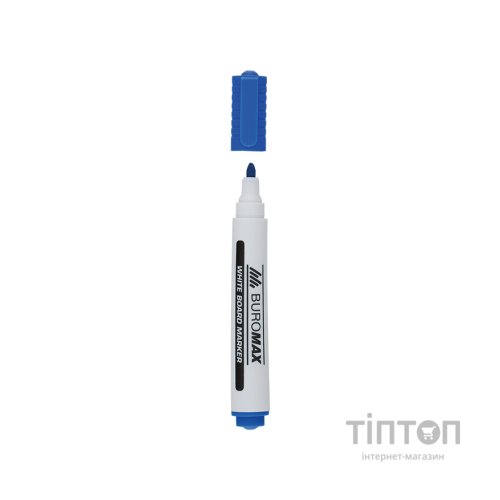 Маркер Buromax для магнітних дошок, синій, 2-4 мм, спиртова основа (BM.8800-02)