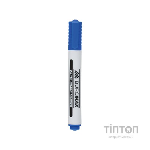 Маркер Buromax для магнітних дошок, синій, 2-4 мм, спиртова основа (BM.8800-02)