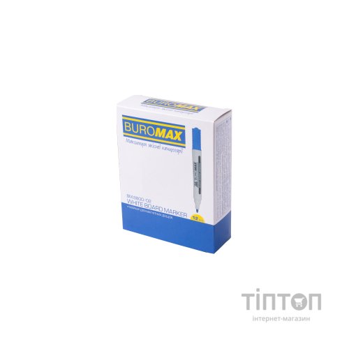 Маркер Buromax для магнітних дошок, синій, 2-4 мм, спиртова основа (BM.8800-02)