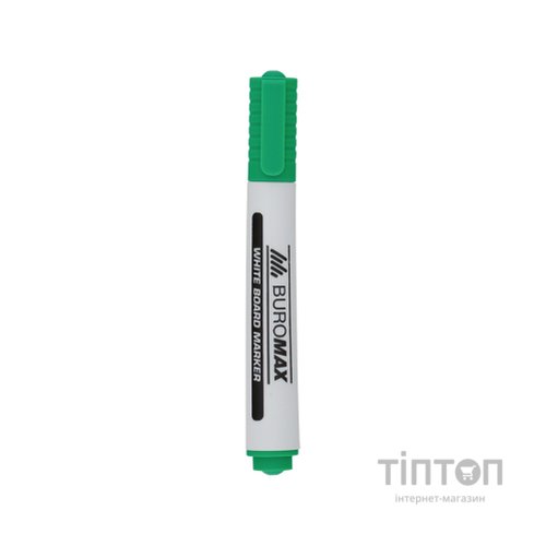 Маркер Buromax для магнітних дошок, зелений, 2-4 мм, спиртова основа (BM.8800-04)