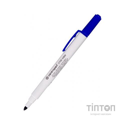 Маркер Centropen Board 2709 1-2 мм, round tip, blue (2709/03)