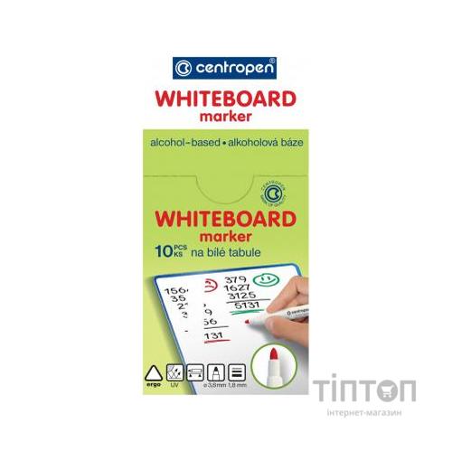 Маркер Centropen Board 2709 1-2 мм, round tip, blue (2709/03)