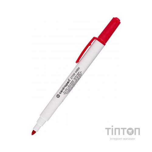 Маркер Centropen Board 2709 1-2 мм, round tip, red (2709/02)