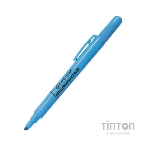 Маркер Centropen Fax 8722 1-4 мм, chisel tip, blue (8722/03)