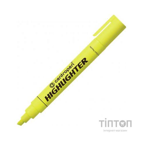 Маркер Centropen Fax 8852 1-4,6 мм, chisel tip, yellow (8852/05)