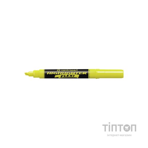 Маркер Centropen Fax Flexi 1-4.6 мм Жовтий (8542/05)