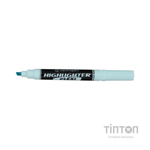 Маркер Centropen Fax Flexi Soft 1-4.6 мм пастельний Блакитний (8542/916)