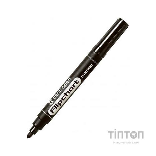 Маркер Centropen Flipchart 8550 2,5 мм, round tip, black (8550/01)