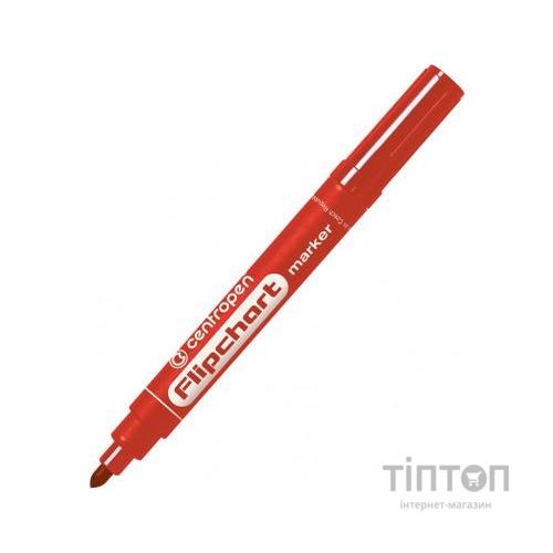 Маркер Centropen Flipchart 8550 2,5 мм, round tip, red (8550/02)
