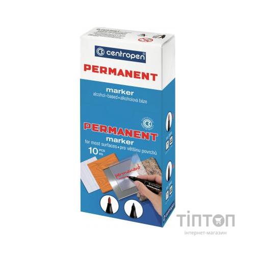 Маркер Centropen Permanent 2836 2 мм red (2836/02)