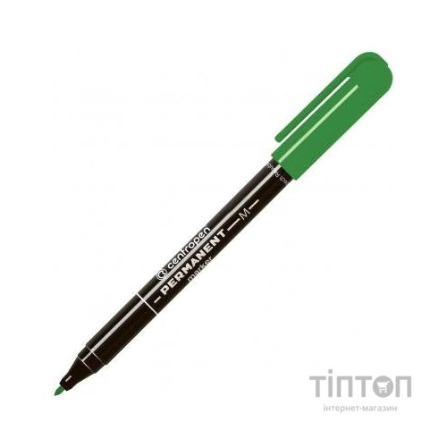Маркер Centropen Permanent 2846 1 мм green (2846/04)
