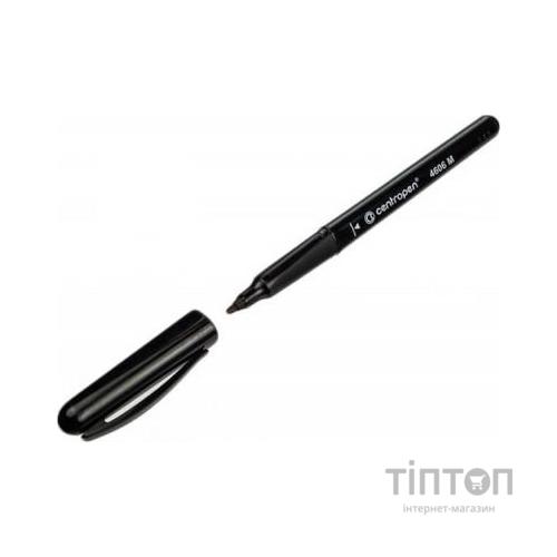 Маркер Centropen перманентний для CD, 1мм, чорний (4606черн.)