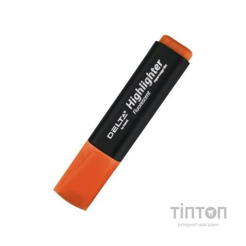 Маркер Delta by Axent Highlighter D2501, 2-4 мм, chisel tip, orange (D2501-12)