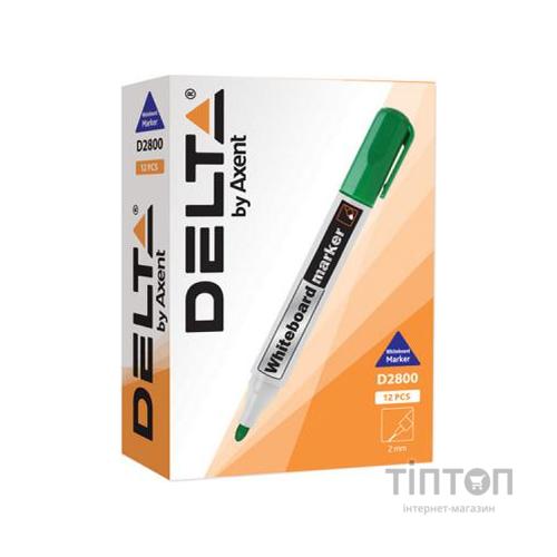 Маркер Delta by Axent Whiteboard D2800, 2 мм, round tip, black (D2800-01)