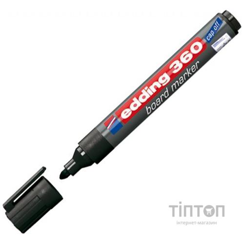 Маркер Edding Board e-360 1,5-3 мм, round tip, black (360/01)