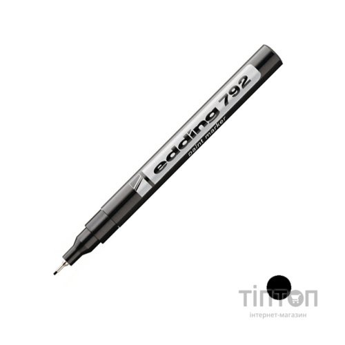 Маркер Edding для декоративних робіт Paint E-792 0.8 мм Чорний (e-792/01)