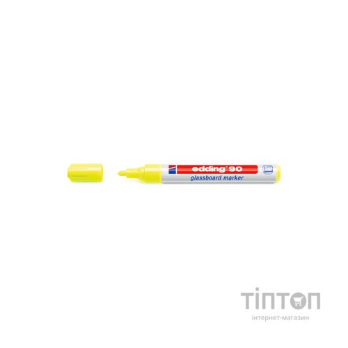 Маркер Edding для скляних дощок 2-3 мм Жовтий (e-90/05)