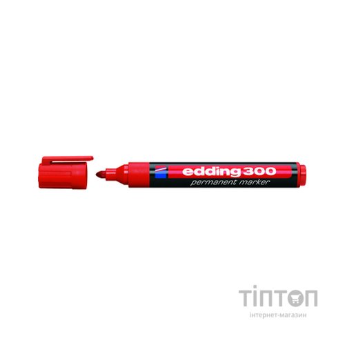 Маркер Edding перманентний Permanent 1.5-3 мм Червоний (e-300/02)