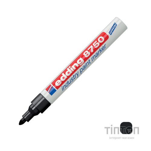 Маркер Edding Спеціальний промисловий лак-маркер Industry Paint 8750 2-4 мм Чорний (e-8750/01)