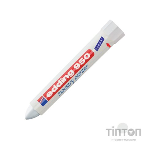 Маркер Edding Спеціальний промисловий маркер-паста Industry Painter 950 10 мм Білий (e-950/11)