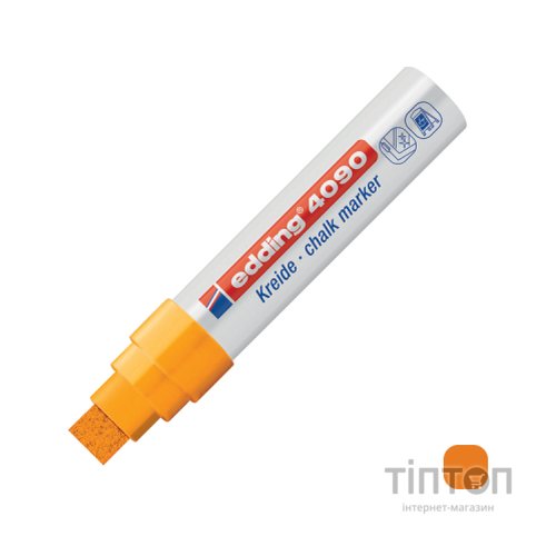 Маркер Edding Специальный меловой Window 4090 4-15 мм Помаранчевий (e-4090/06)