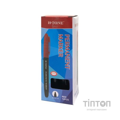 Маркер H-Tone водостійкий 1-2 мм, червоний (MARK-PER-HTJJ205330R)