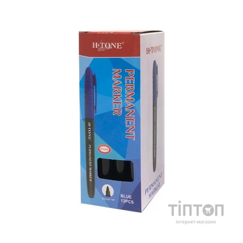 Маркер H-Tone водостійкий 1-2 мм, синій (MARK-PERHTJJ205330BL)
