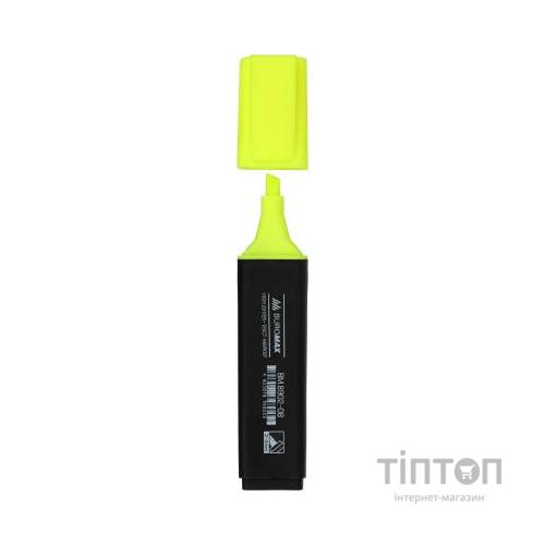 Маркер JOBMAX текстовий, жовтий, 2-4 мм, вод.ос Buromax (BM.8902-08)