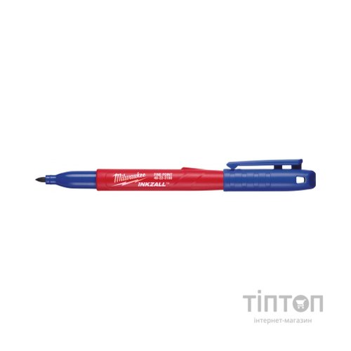 Маркер Milwaukee для будмайданчика INKZALL, тонкий синій (4932492126)