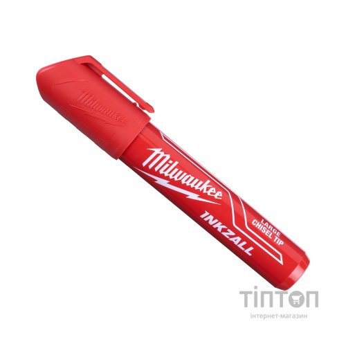 Маркер Milwaukee для будмайданчика INKZALL, великий (L), червоний (4932471556)