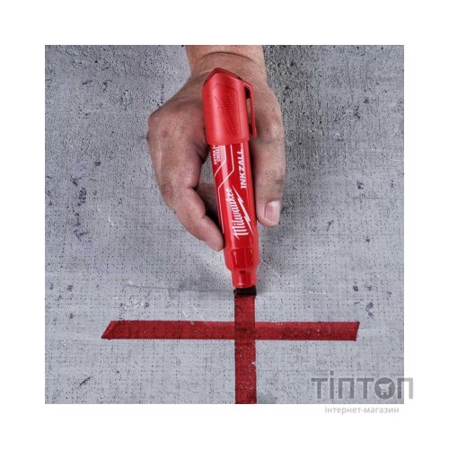 Маркер Milwaukee для будмайданчика INKZALL, великий (XL), червоний (4932471560)
