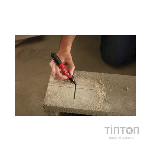 Маркер Milwaukee INKZALL для будмайданчика скошений (48223103)