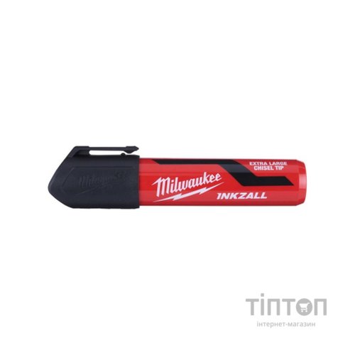 Маркер Milwaukee INKZALL для будмайданчика супер-великий XL чорний (блістер) (4932471558)