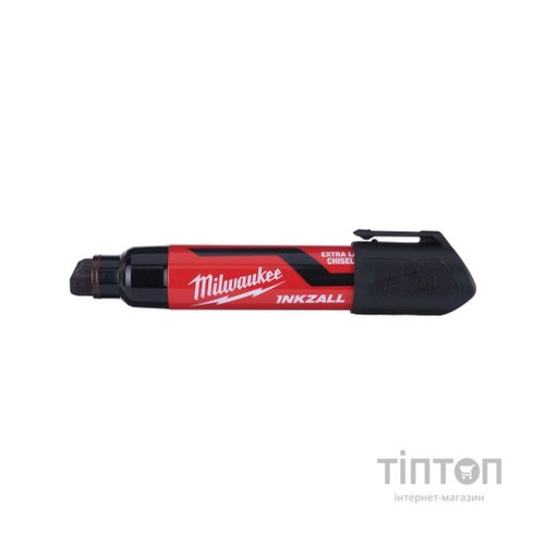 Маркер Milwaukee INKZALL для будмайданчика супер-великий XL чорний (блістер) (4932471558)