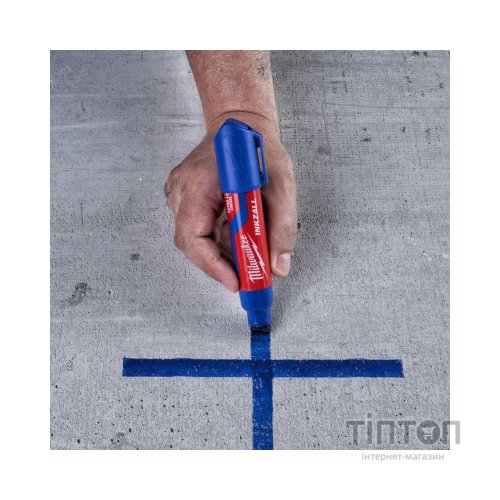 Маркер Milwaukee INKZALL для будмайданчика супер-великий XL синій (4932471561)