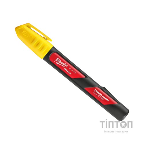 Маркер Milwaukee на основі рідкої фарби INKZALL, жовтий (48223721)