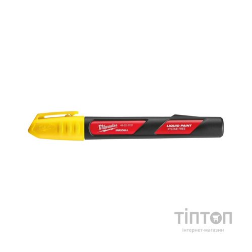 Маркер Milwaukee на основі рідкої фарби INKZALL, жовтий (48223721)